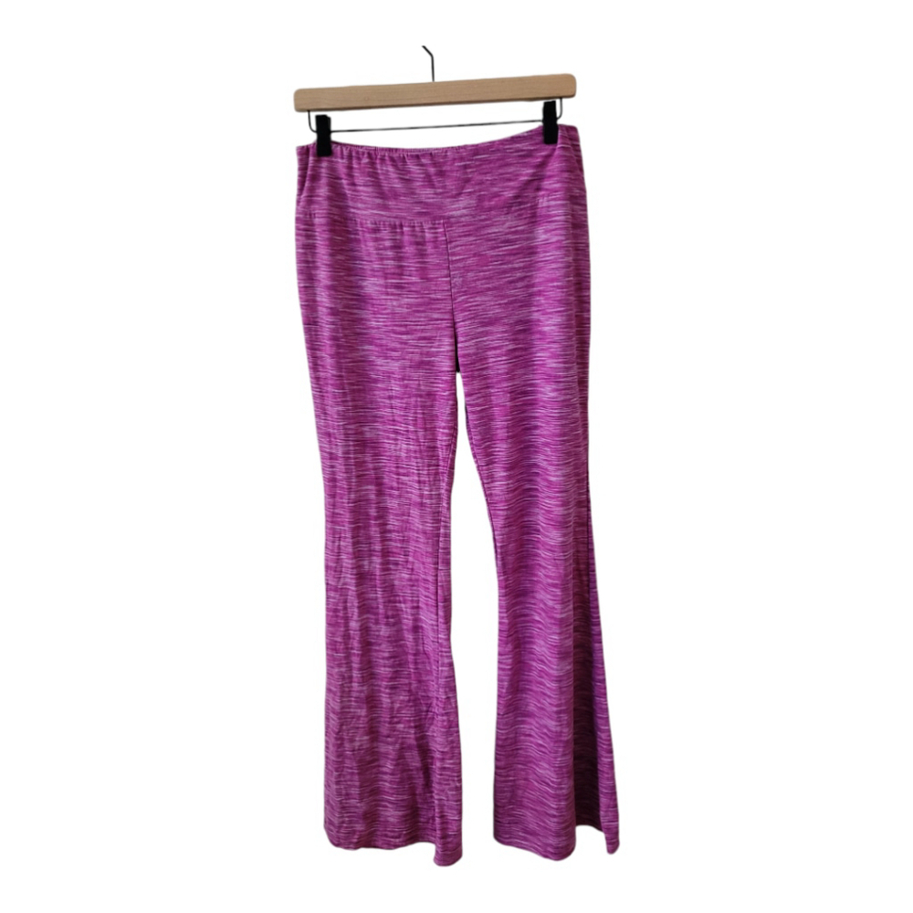Purple Cozy Flare Yoga Pants